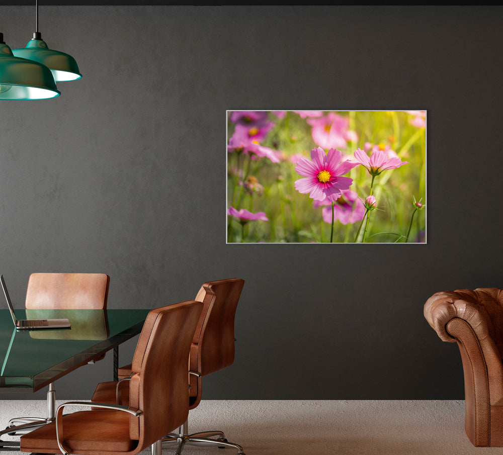 Picture &amp; Frame Delicate Pink Flowers 1