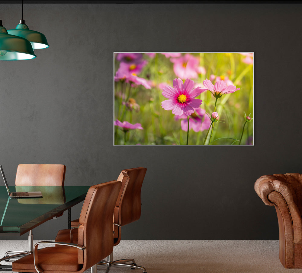 Picture &amp; Frame Delicate Pink Flowers 1