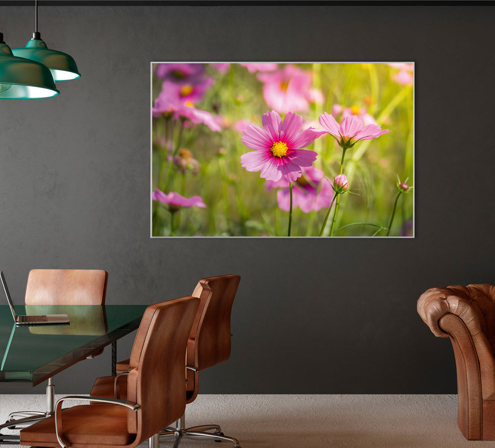 Picture &amp; Frame Delicate Pink Flowers 1