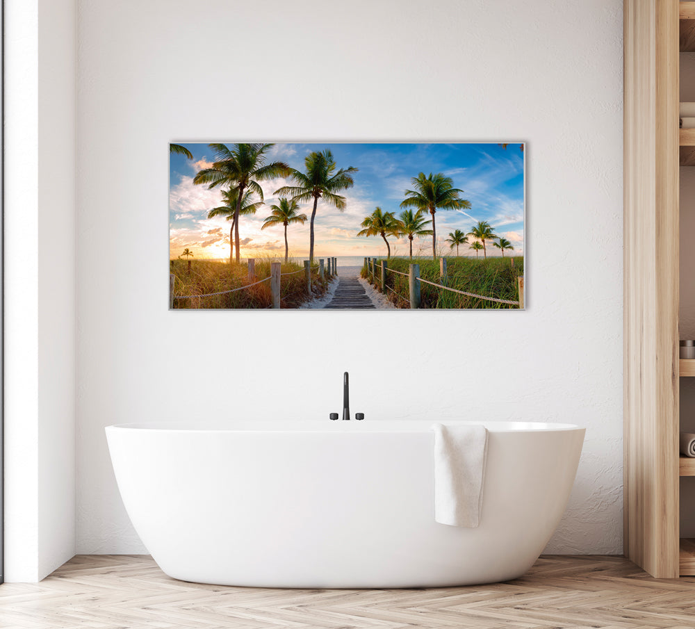 Picture &amp; Frame Palm Trees on the Beach