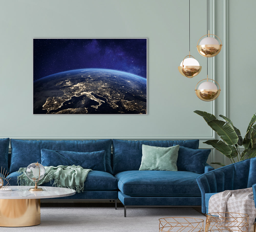Picture &amp; Frame The Earth from above