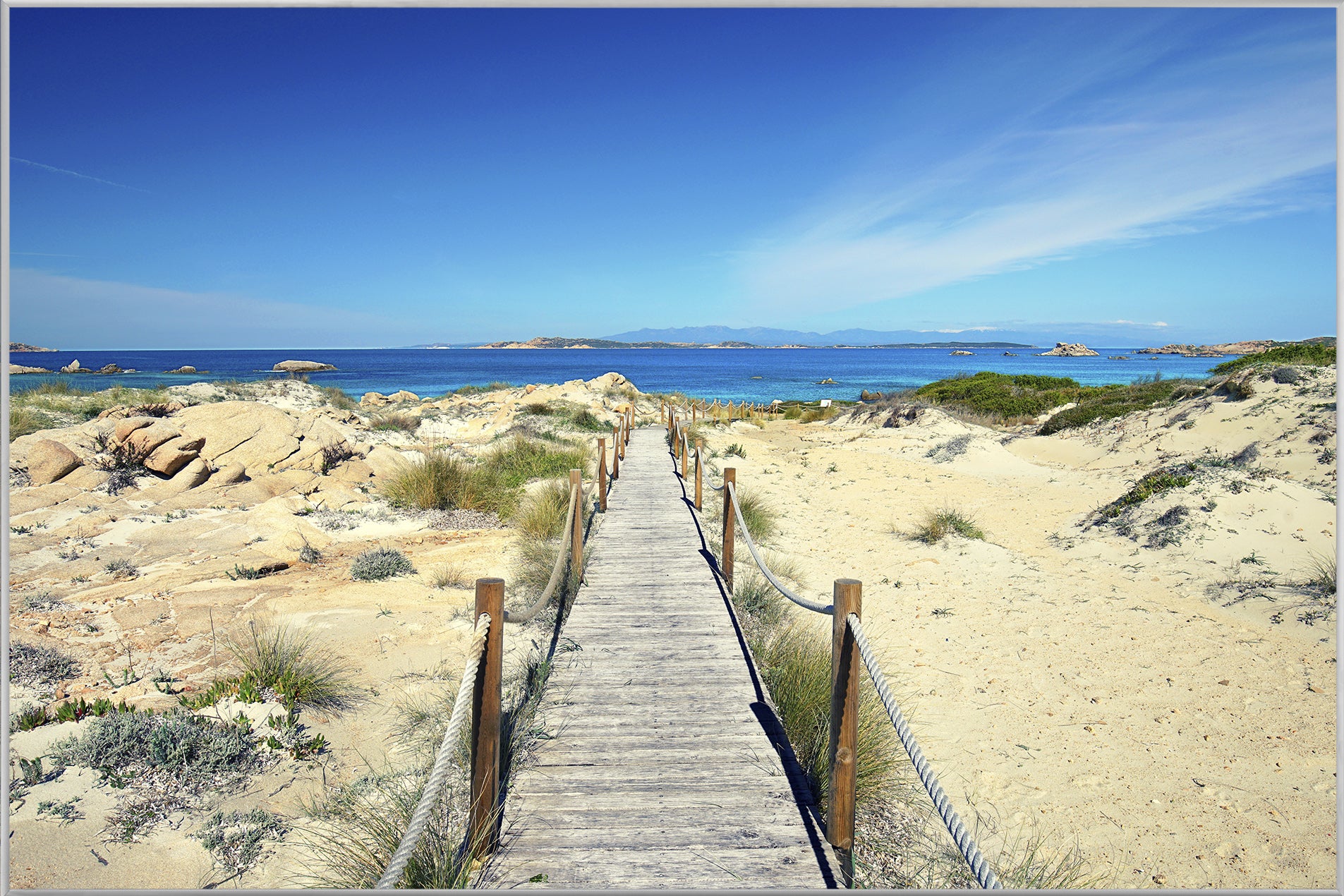 Picture &amp; Frame Footbridge through the dunes