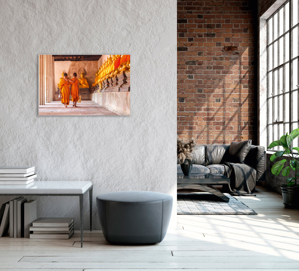 Picture &amp; Frame Buddhist Monks
