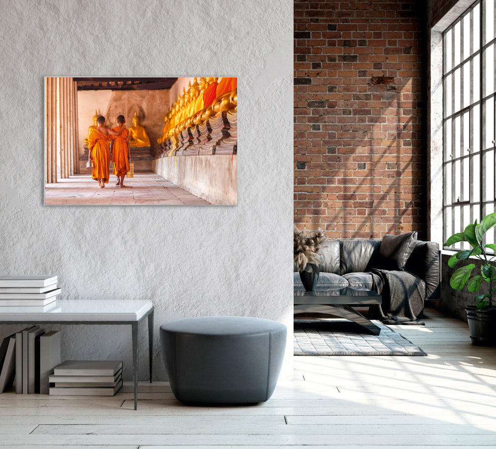Picture &amp; Frame Buddhist Monks