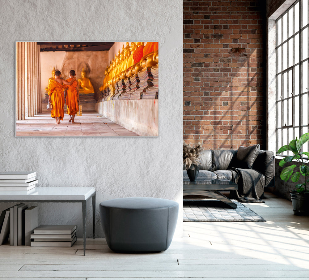 Picture &amp; Frame Buddhist Monks