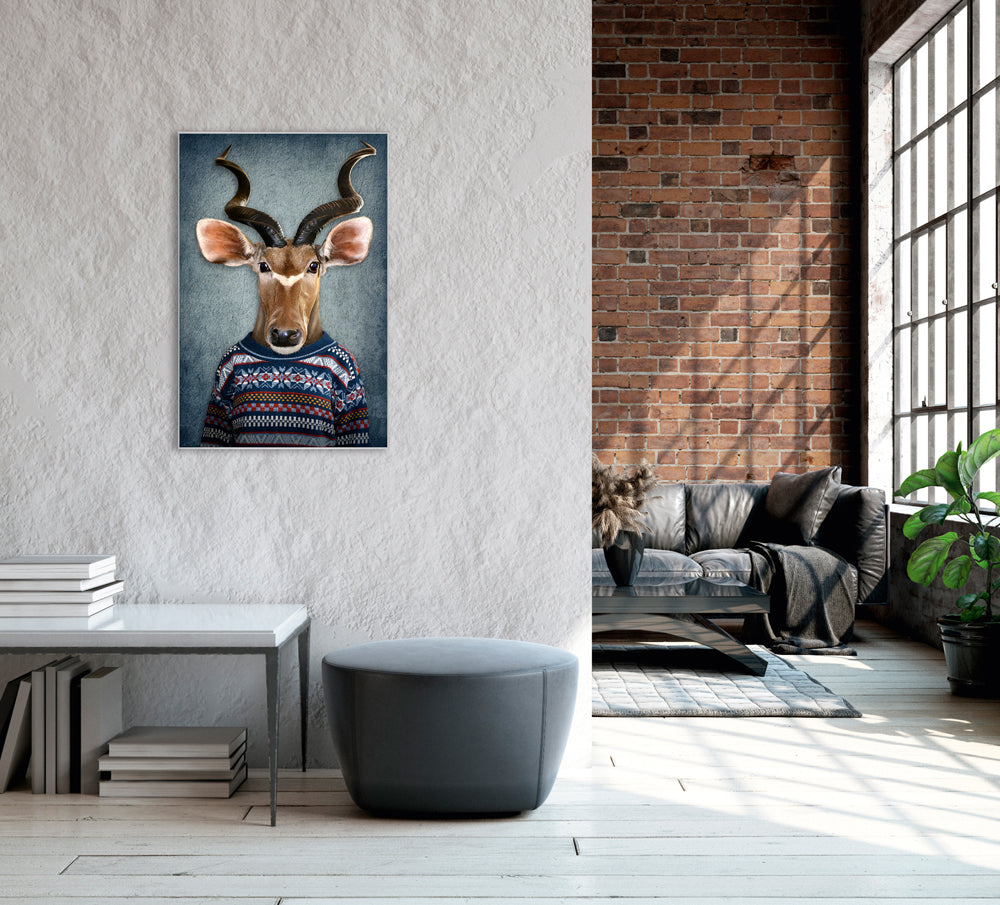 Picture &amp; Frame Antelope with Sweater