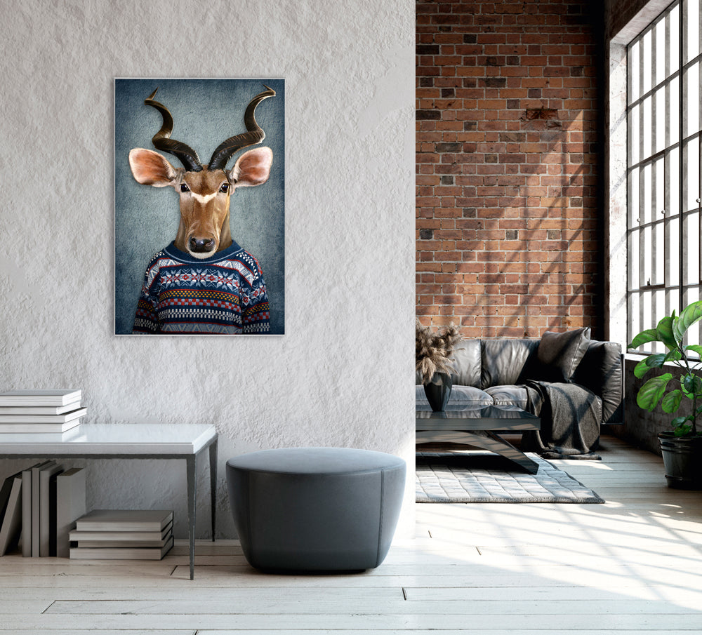 Picture &amp; Frame Antelope with Sweater