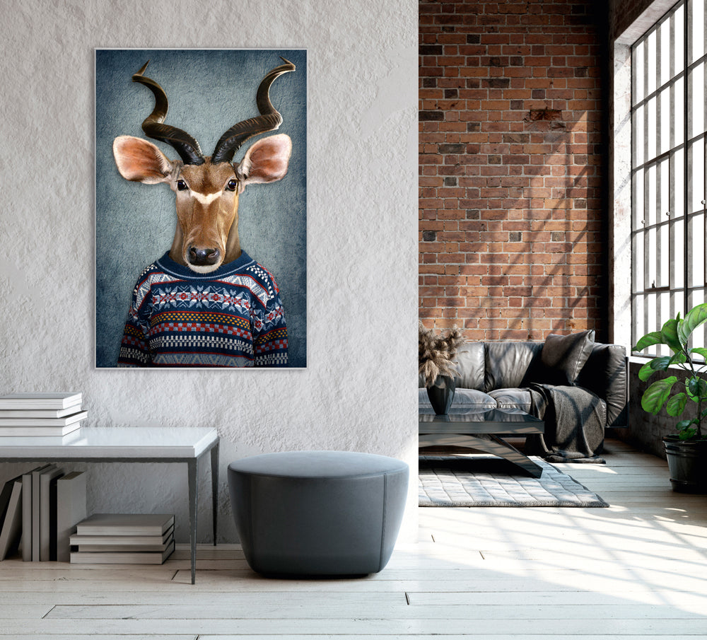 Picture &amp; Frame Antelope with Sweater