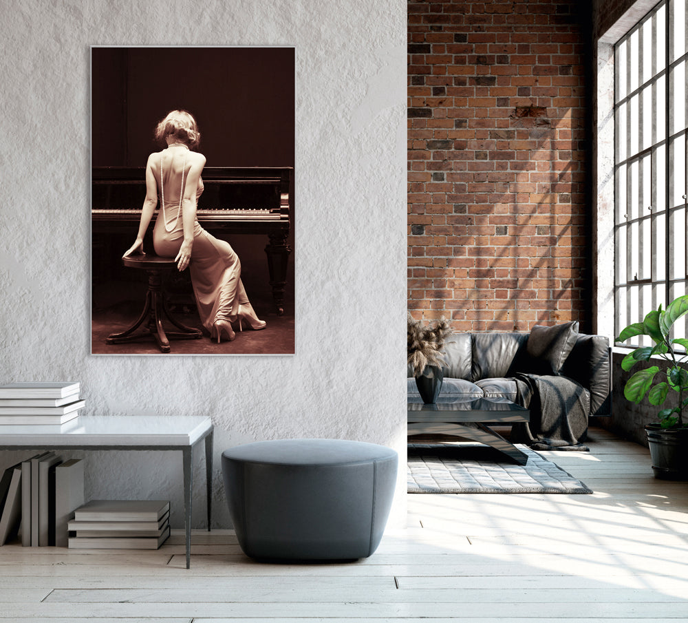 Picture &amp; Frame Beauty at the Piano