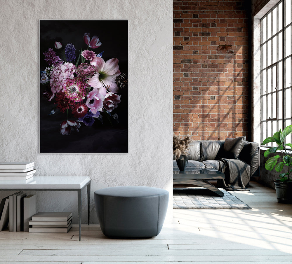 Image et cadre Joli bouquet de fleurs