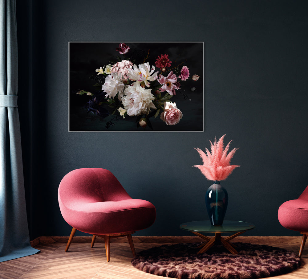 Image et cadre Joli bouquet de fleurs