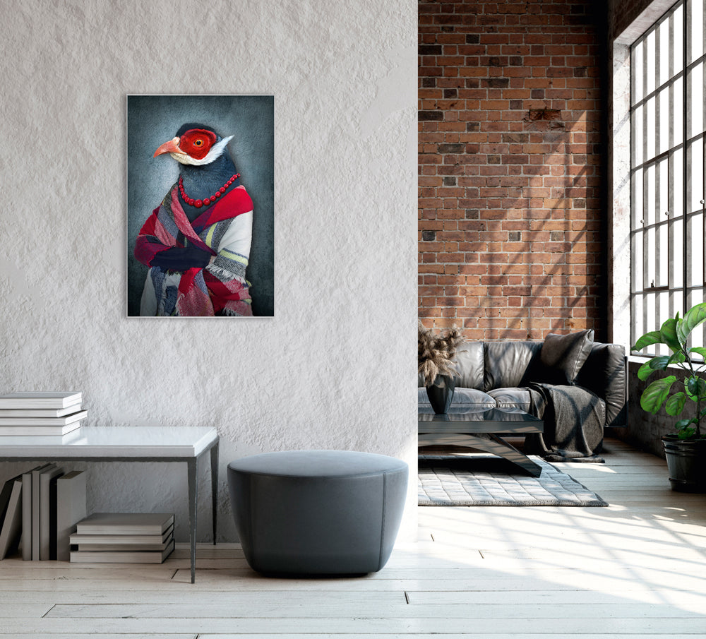 Picture &amp; Frame Well-dressed Pheasant