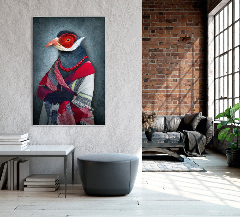 Picture &amp; Frame Well-dressed Pheasant