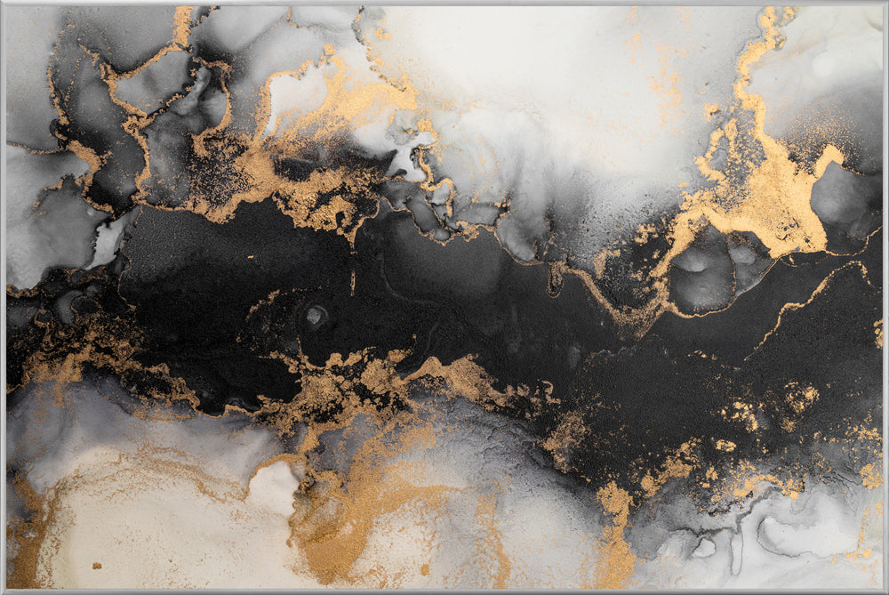 Picture &amp; Frame Gold surrounds black