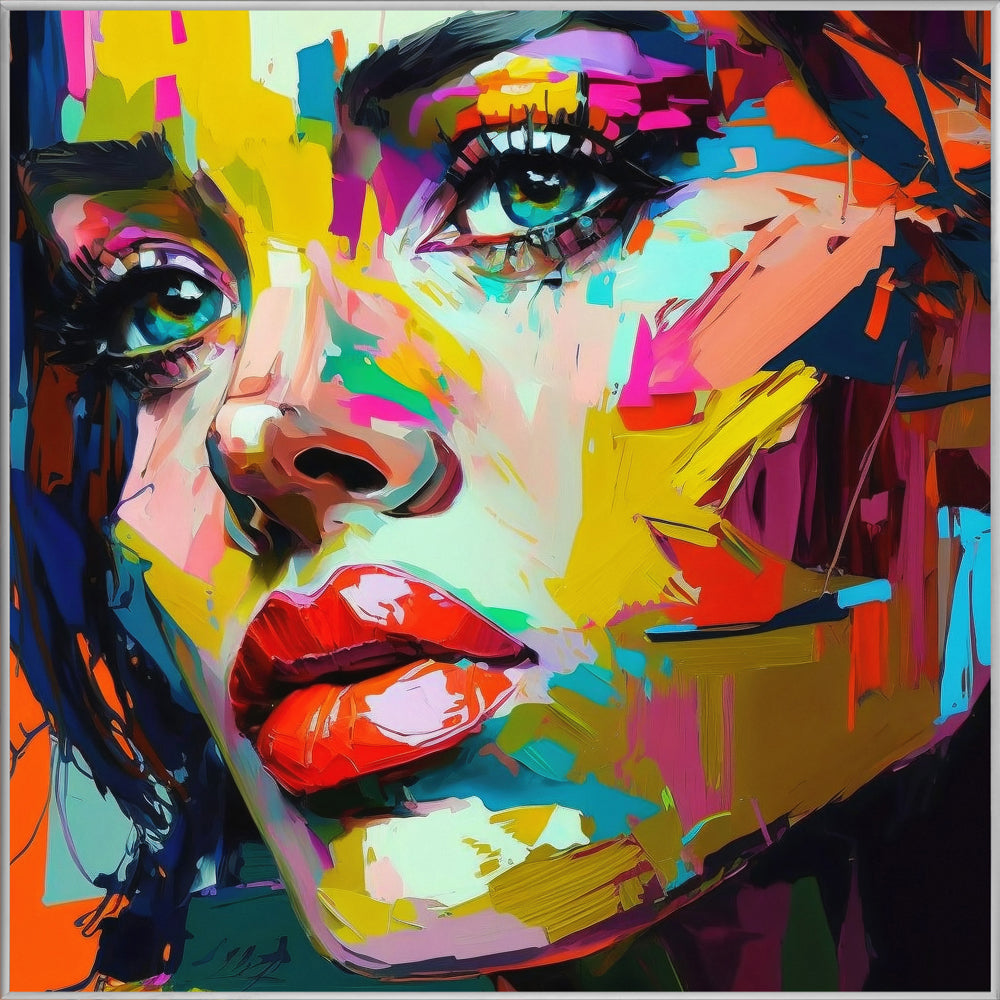 Picture &amp; Frame Colorful Portrait
