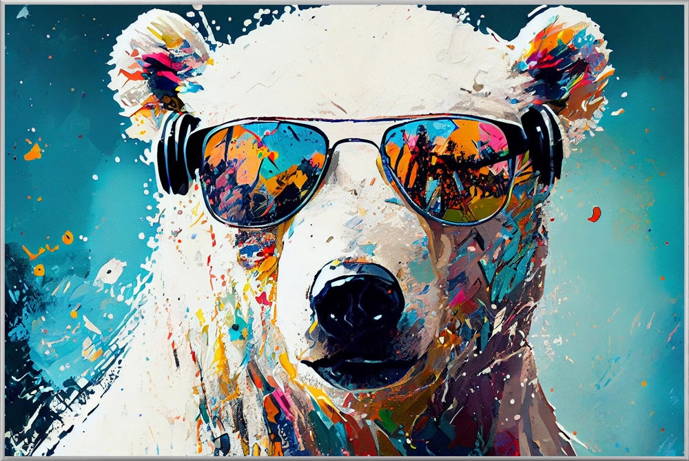Picture &amp; Frame Cool Polar Bear