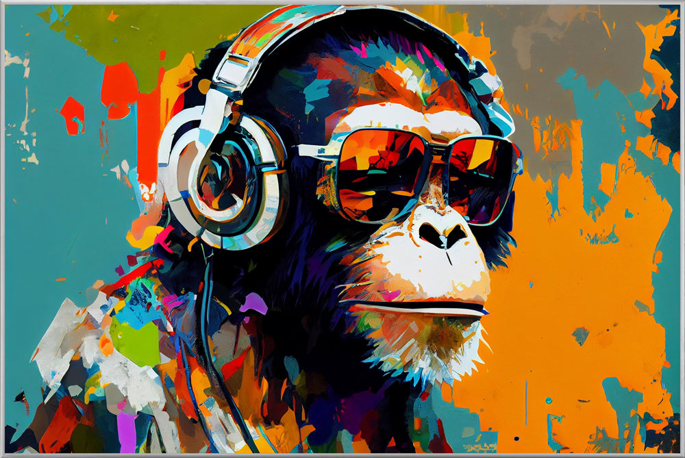 Picture &amp; Frame DJ Chimpanzee