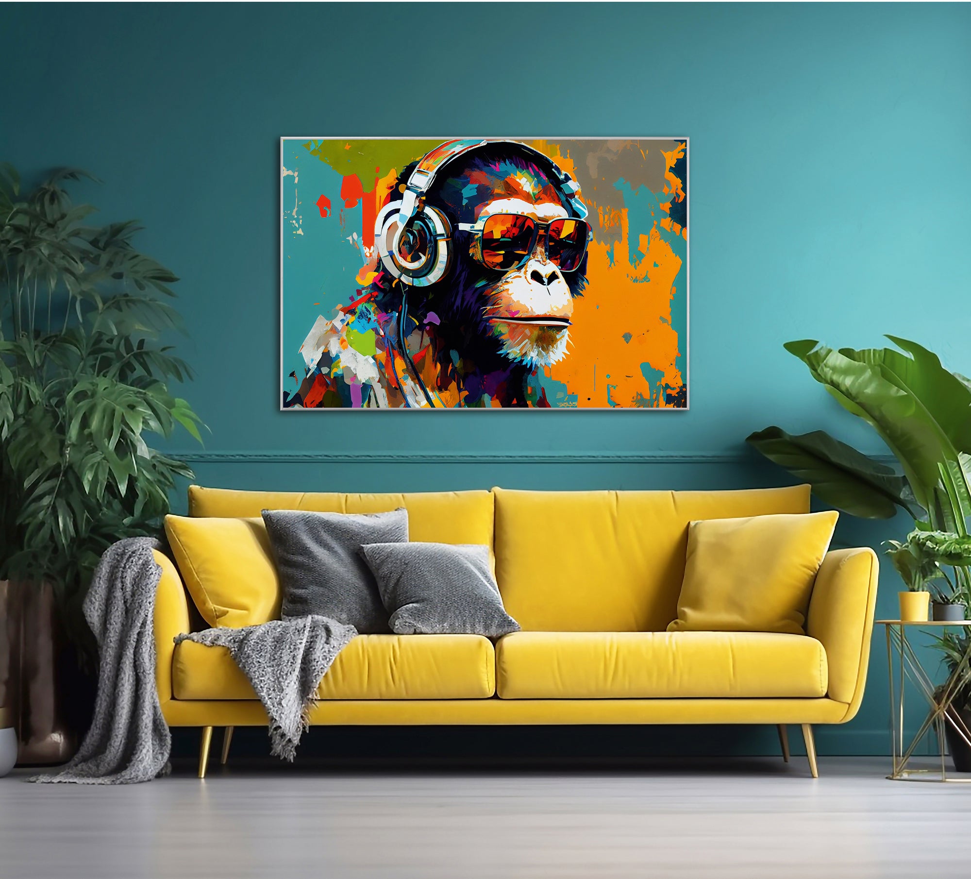 Picture &amp; Frame DJ Chimpanzee