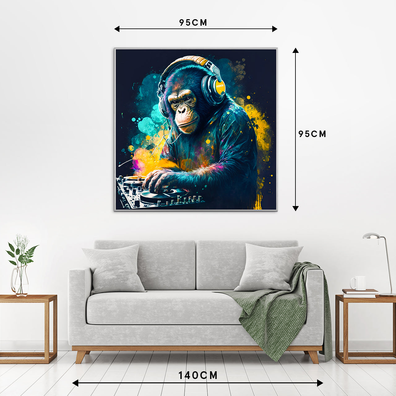 Picture &amp; Frame Monkey DJ