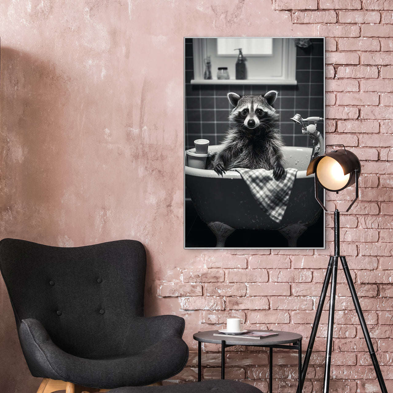 Picture &amp; Frame Raccoon