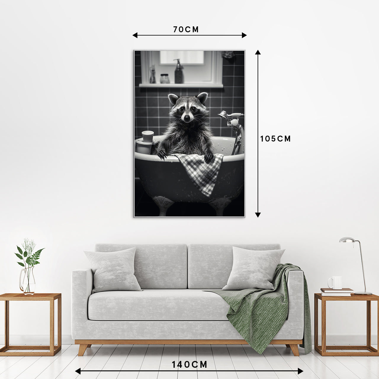 Picture &amp; Frame Raccoon