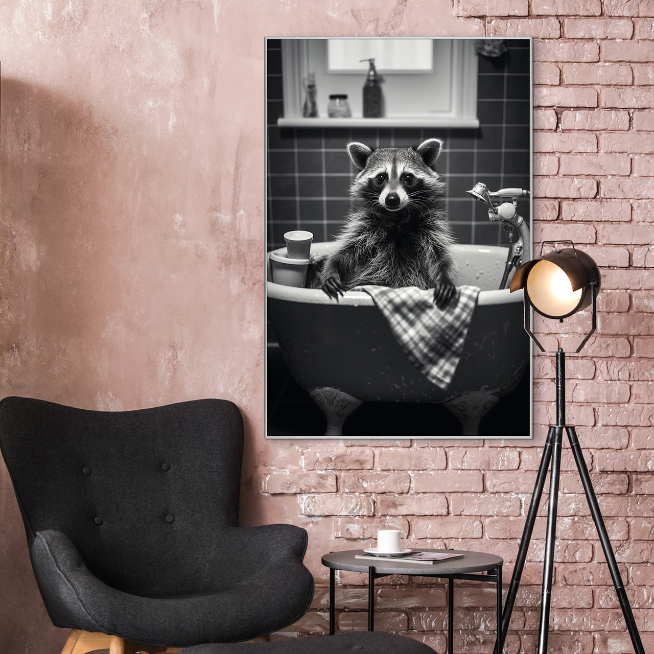 Picture &amp; Frame Raccoon