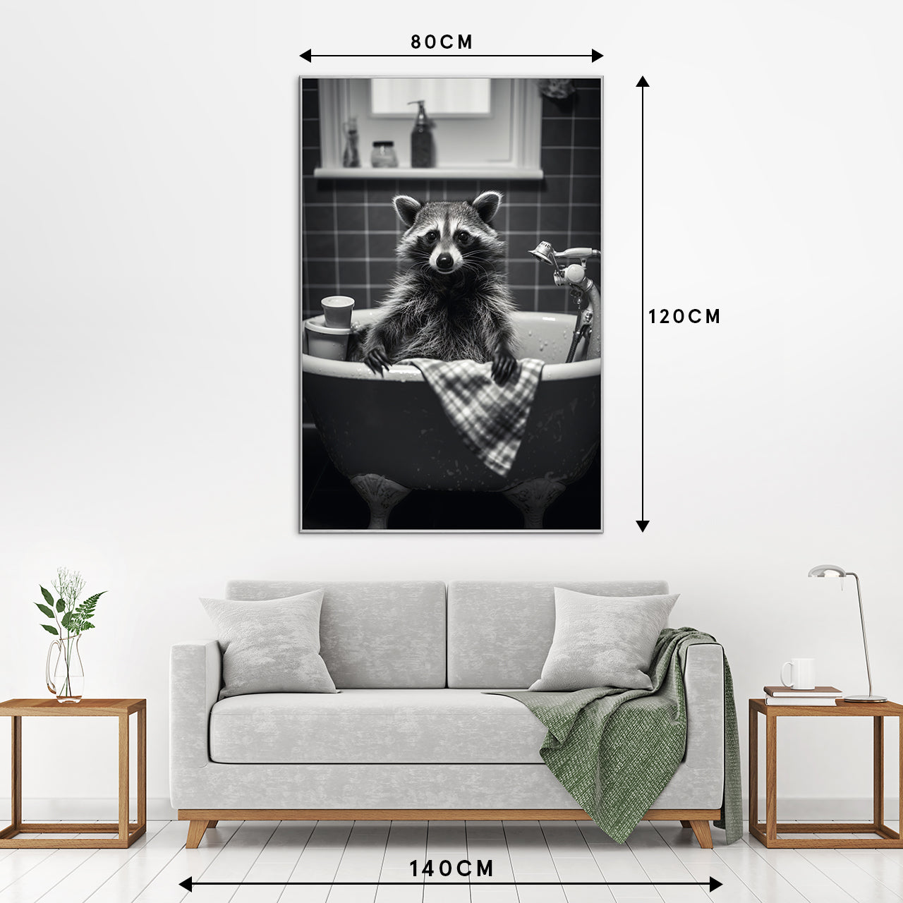 Picture &amp; Frame Raccoon