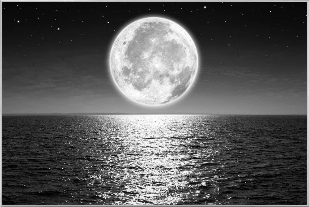 Picture &amp; Frame Full Moon