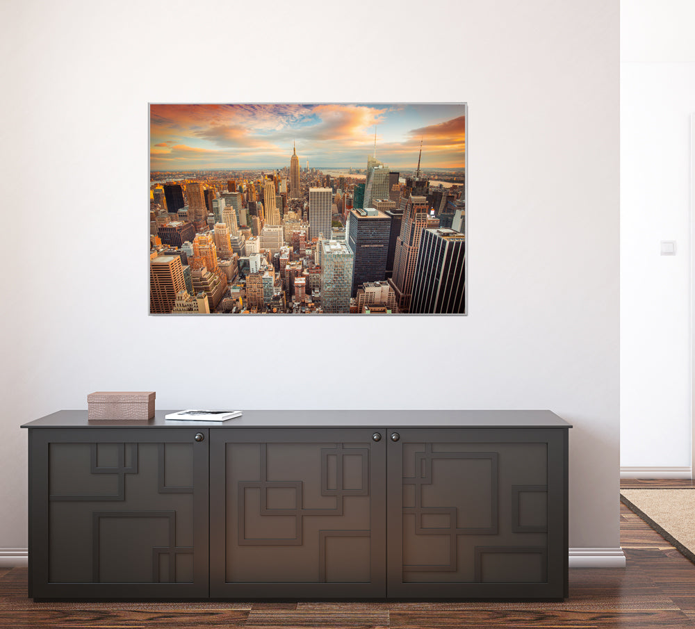Acrylglasbild New York Skyline