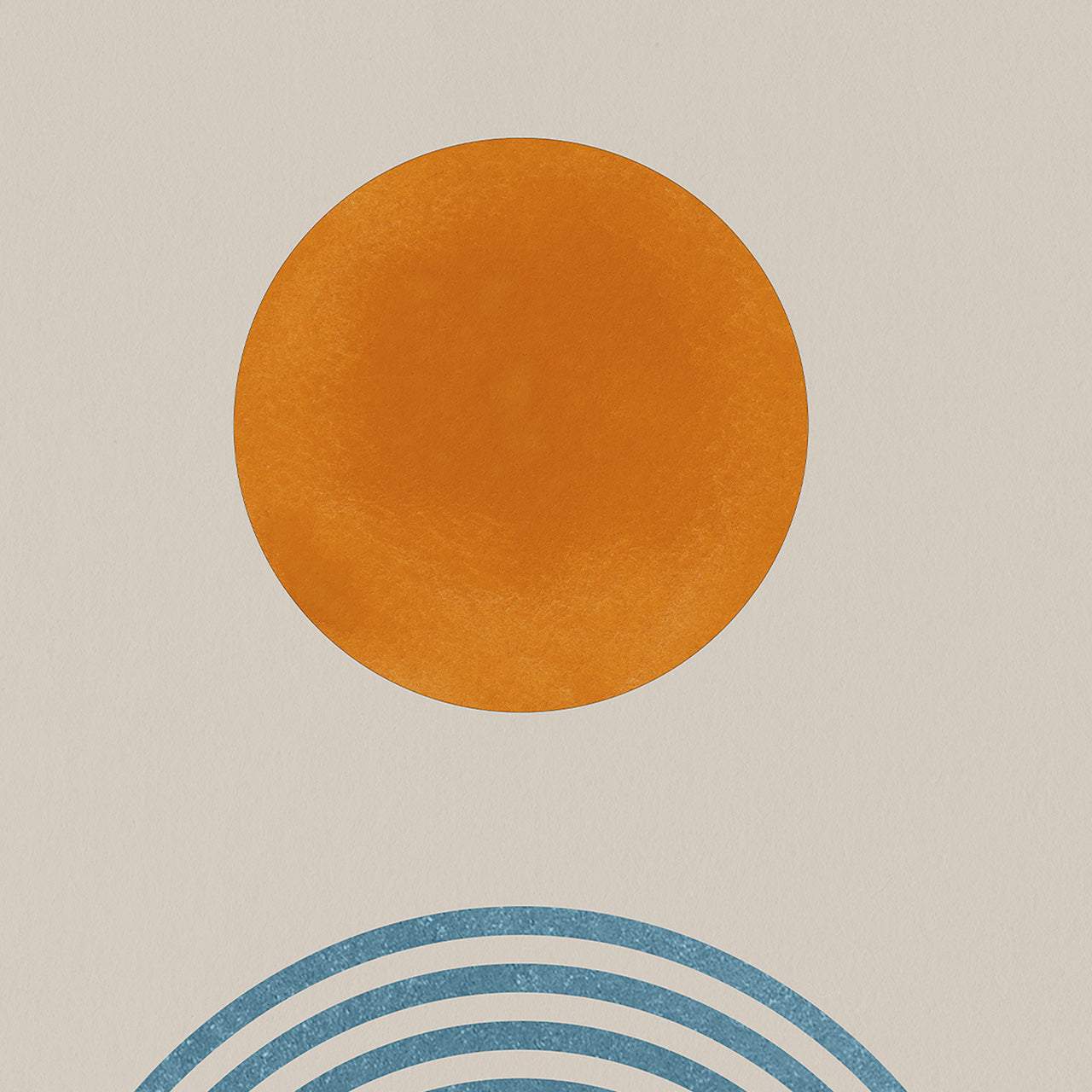Acrylglasbild Orange Dot