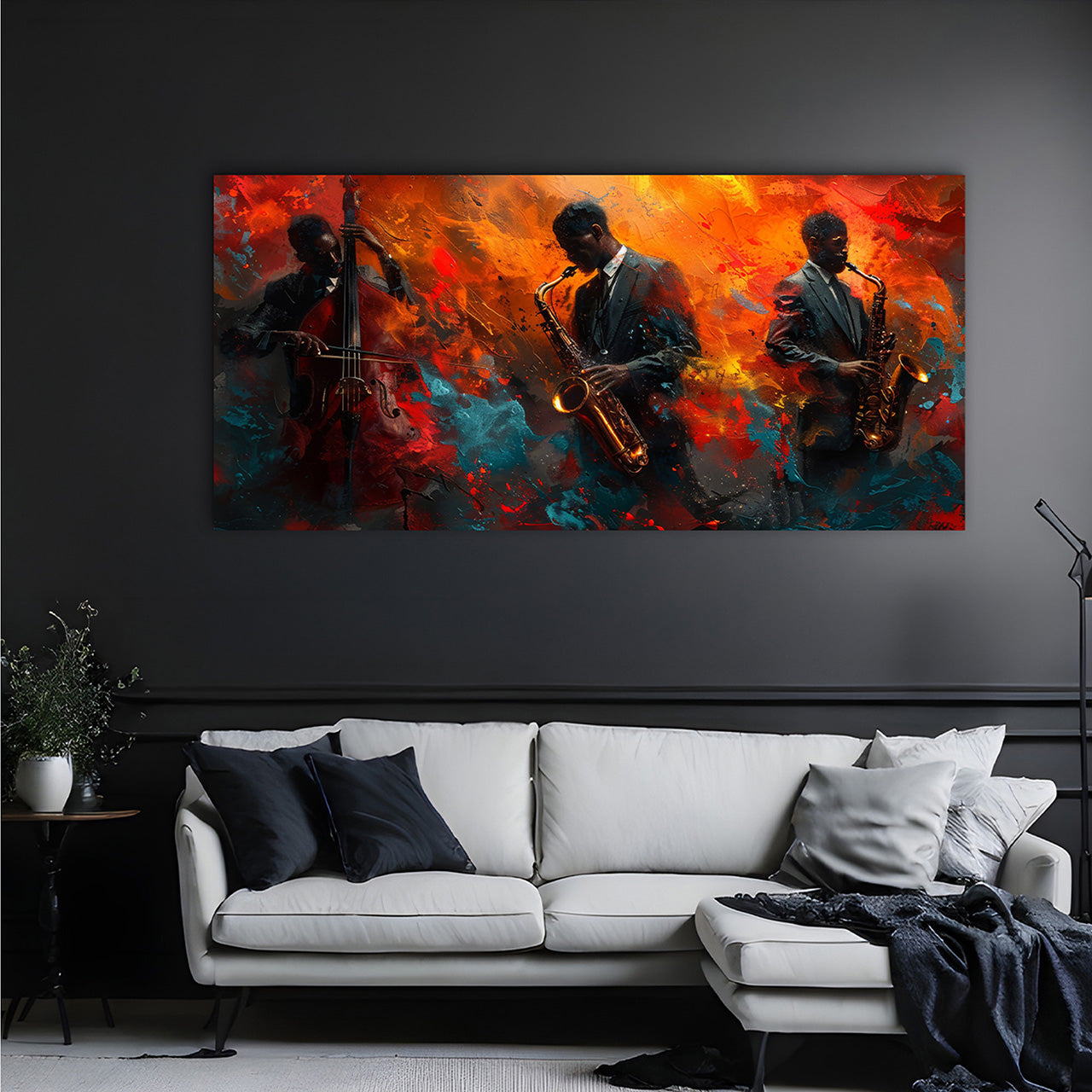 Acrylic glass picture Furious Jazz