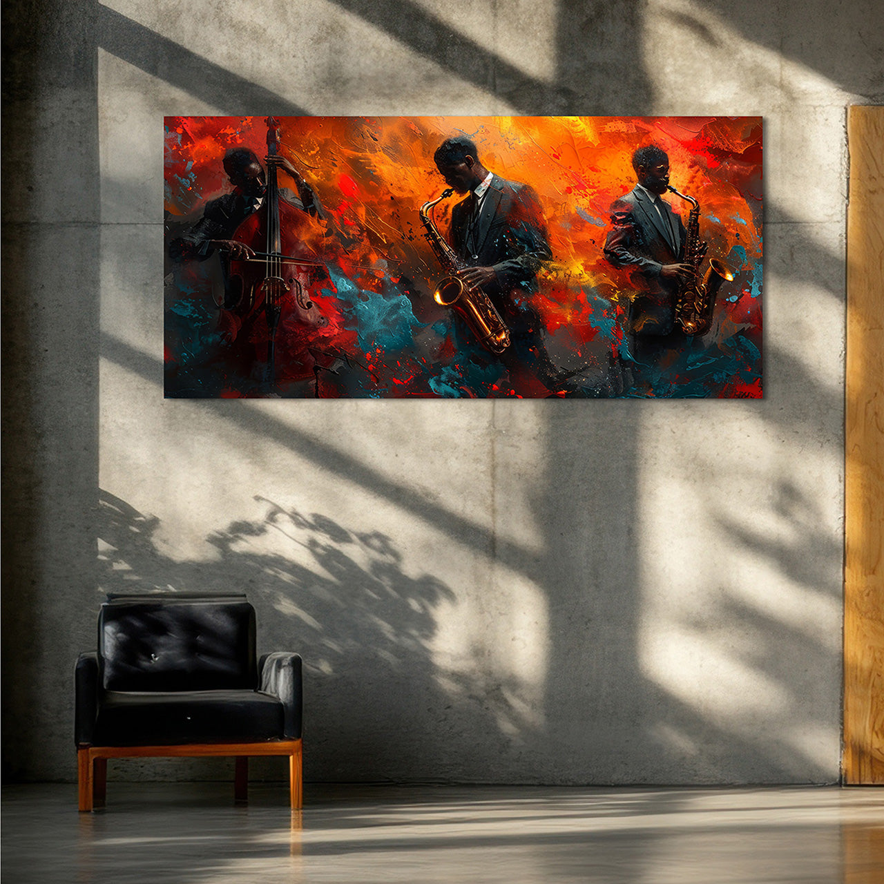 Acrylic glass picture Furious Jazz