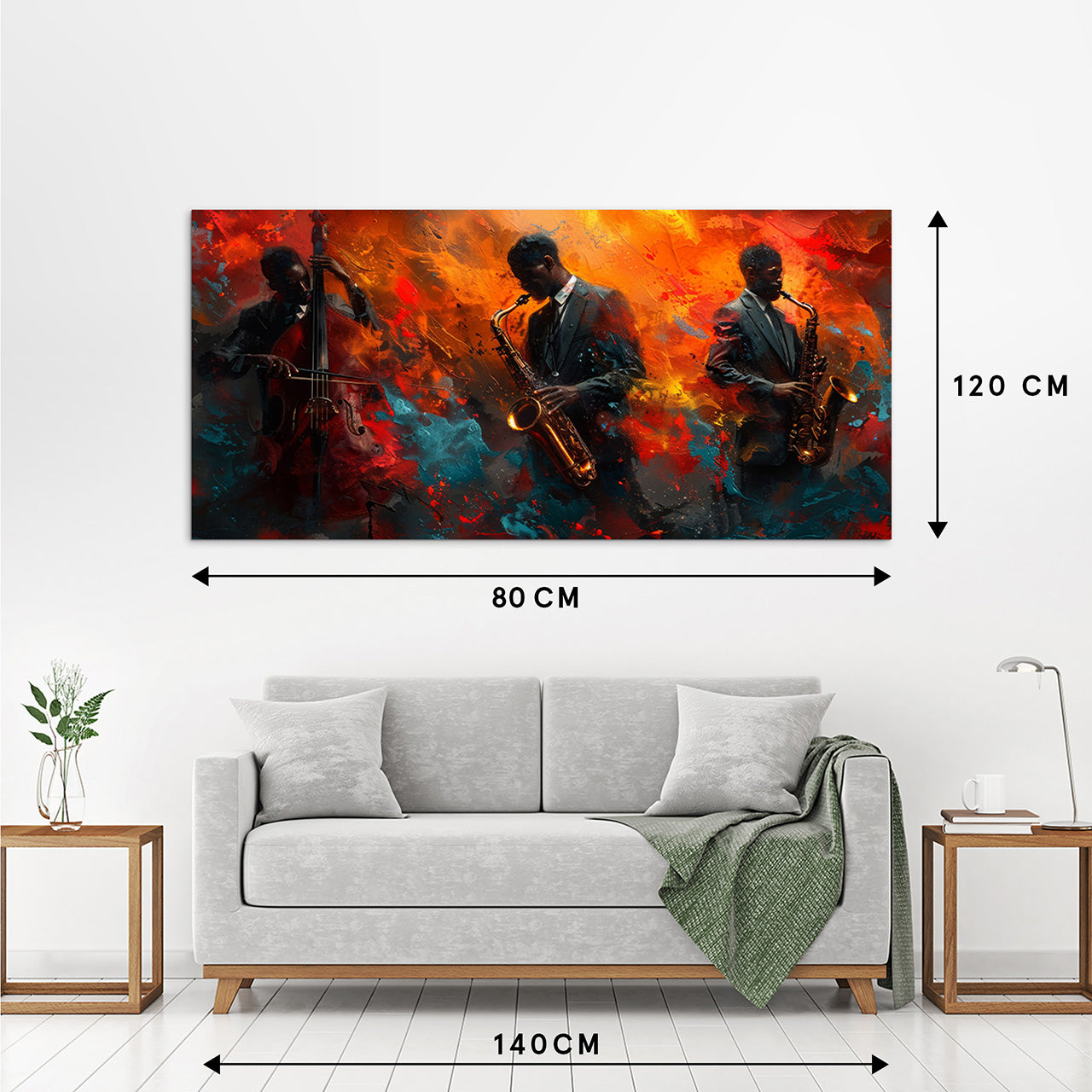 Acrylic glass picture Furious Jazz