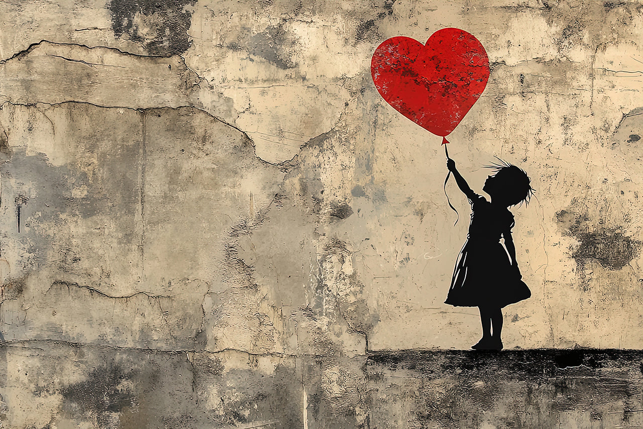 Acrylglasbild Love Balloon