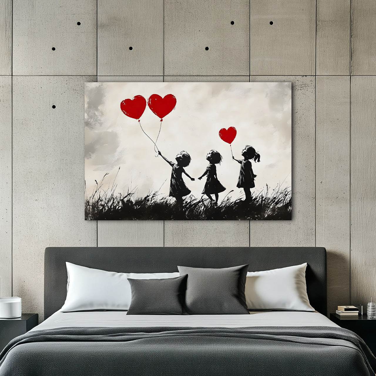 Acrylglasbild Love Balloons