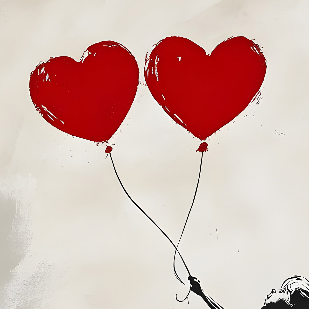 Acrylic Print Love Balloons