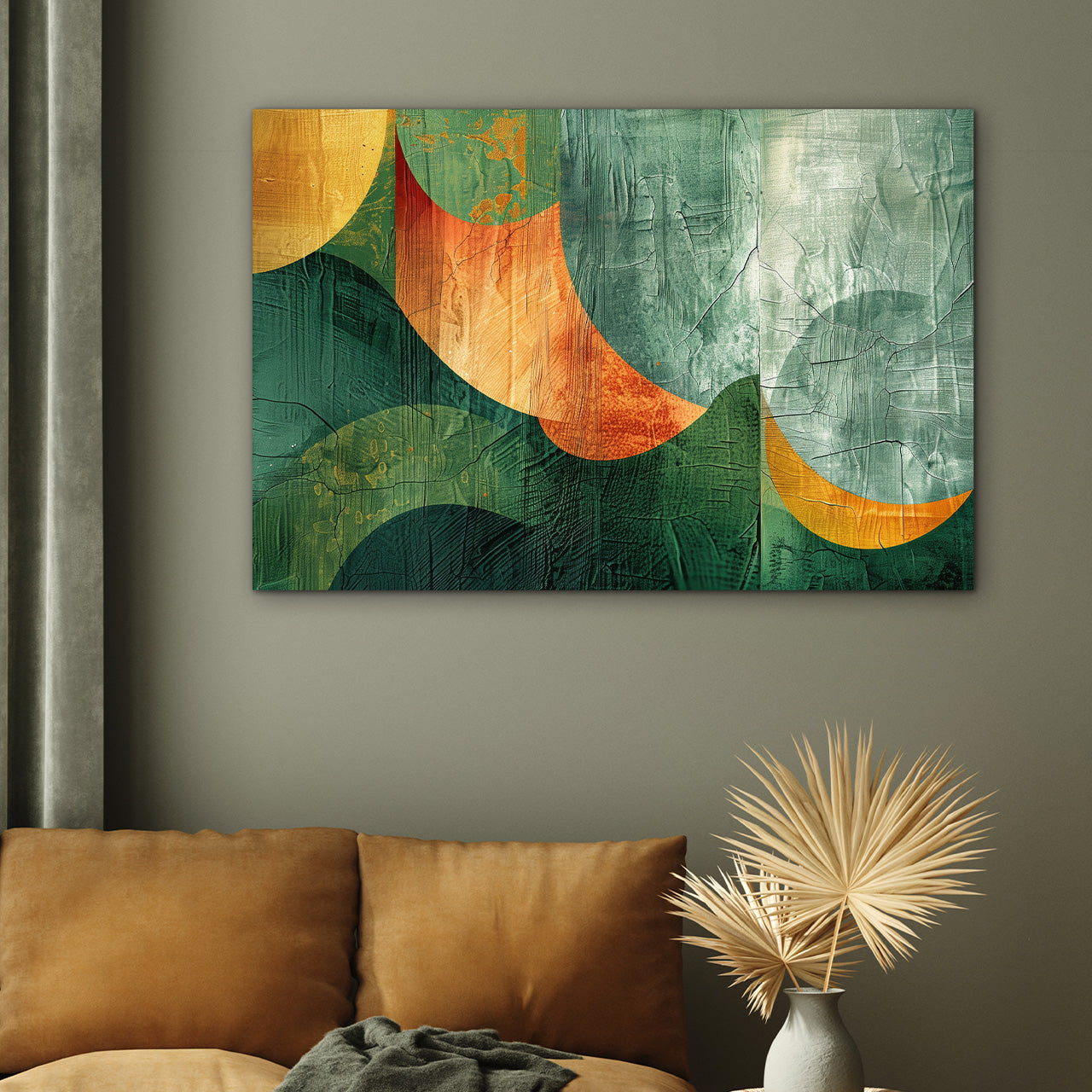 Tableau en verre acrylique Leaves