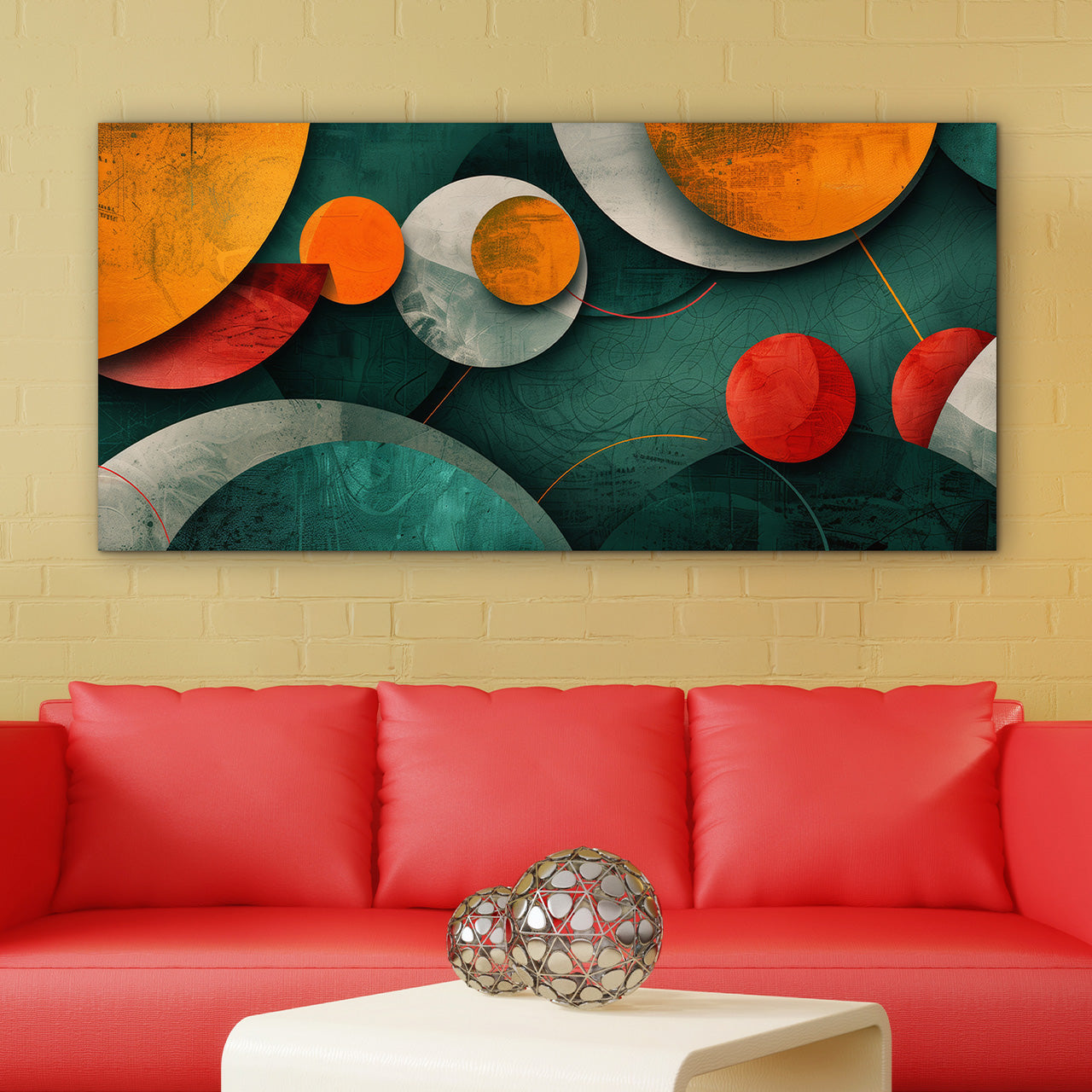 Acrylglasbild Autumn Geometry