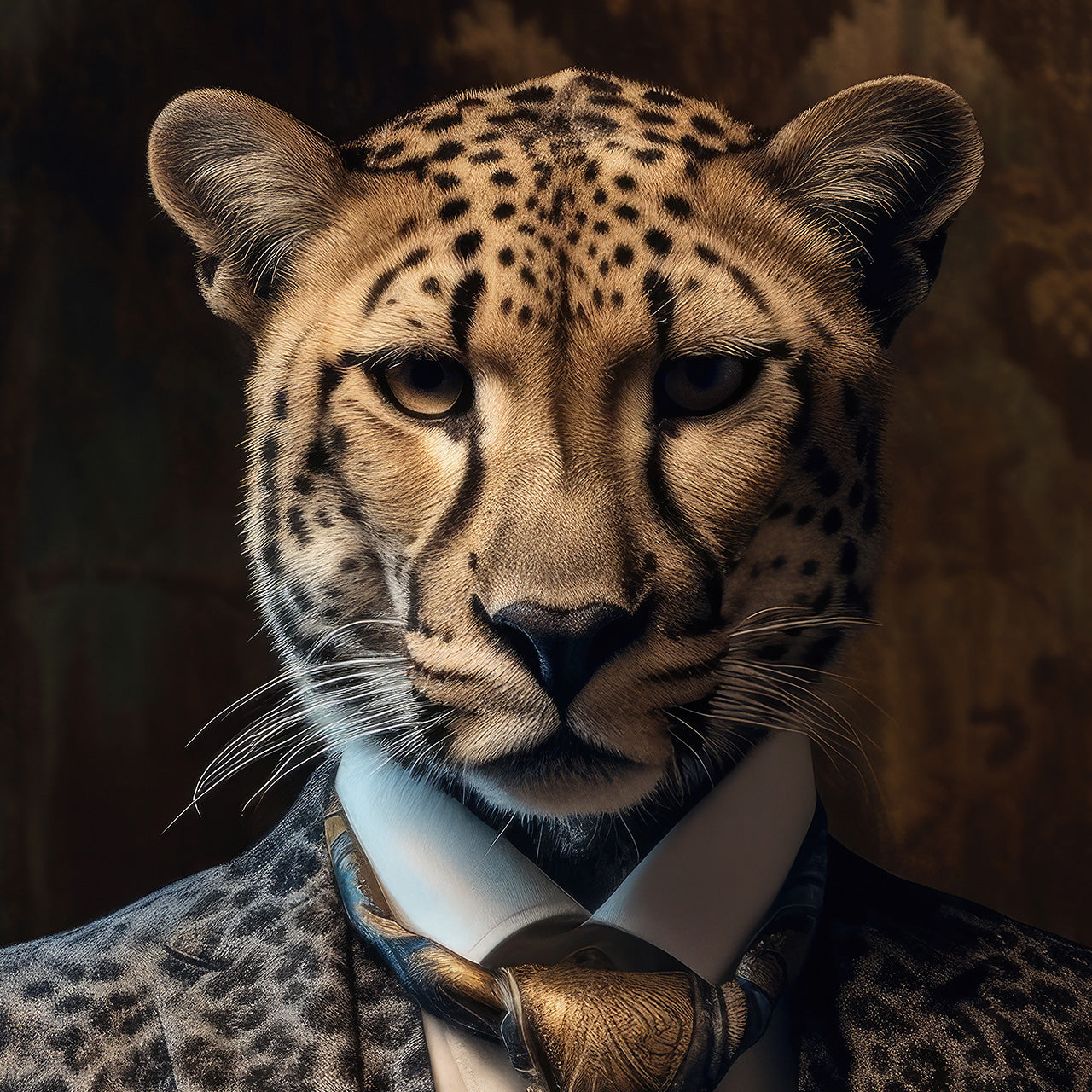 Acrylglasbild Stylish Cheetah