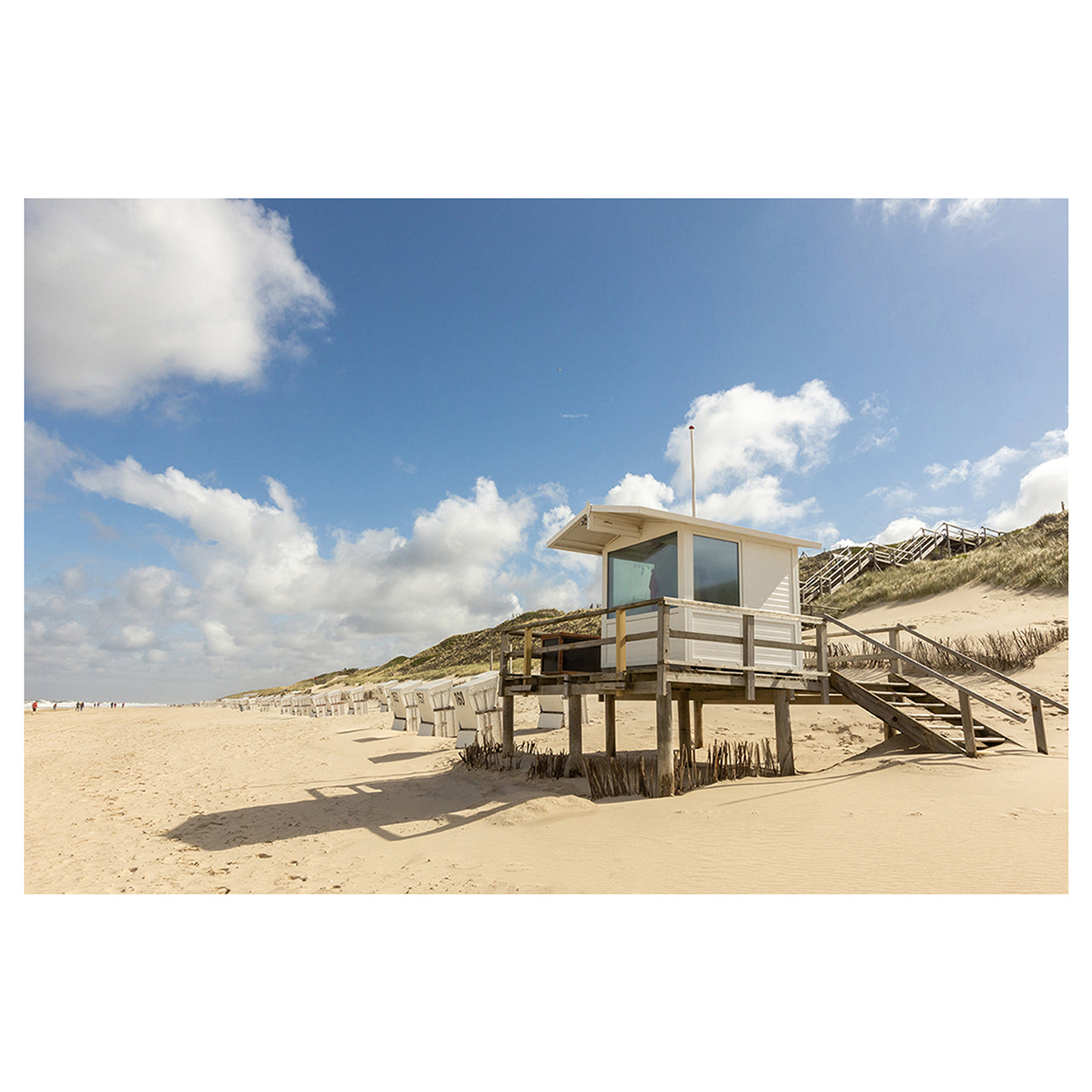 Acrylglasbild Strandhütte