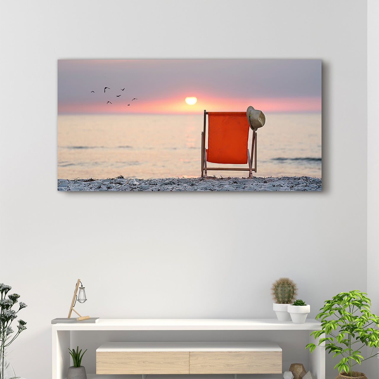 Acrylglasbild Sonnuntergang