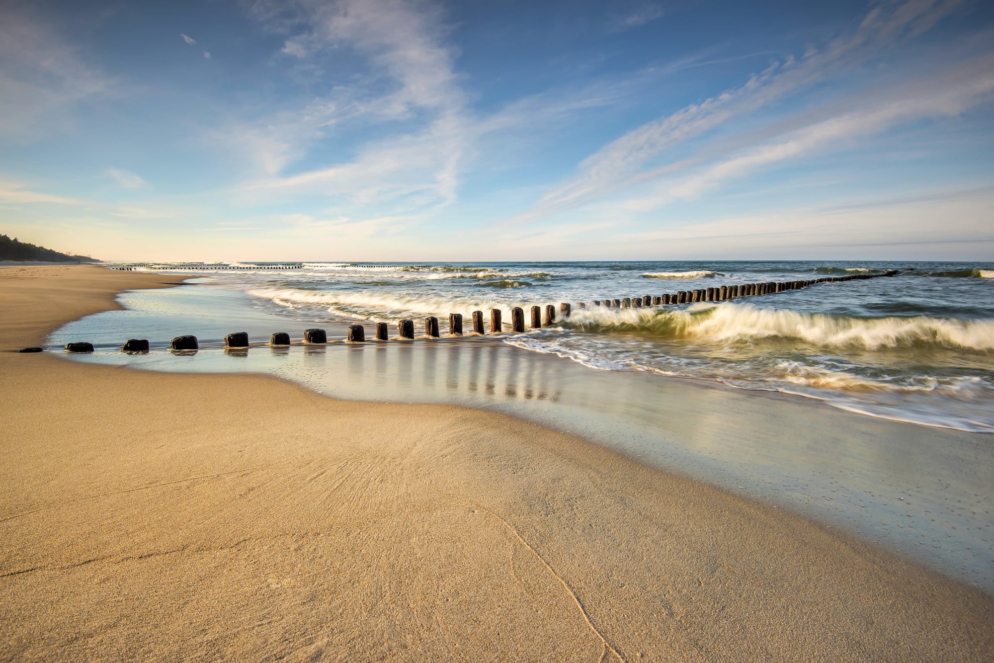 Canvas Print Wellenbrecher 3