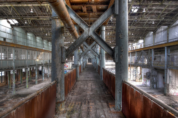 Canvas Print Werkshalle 1