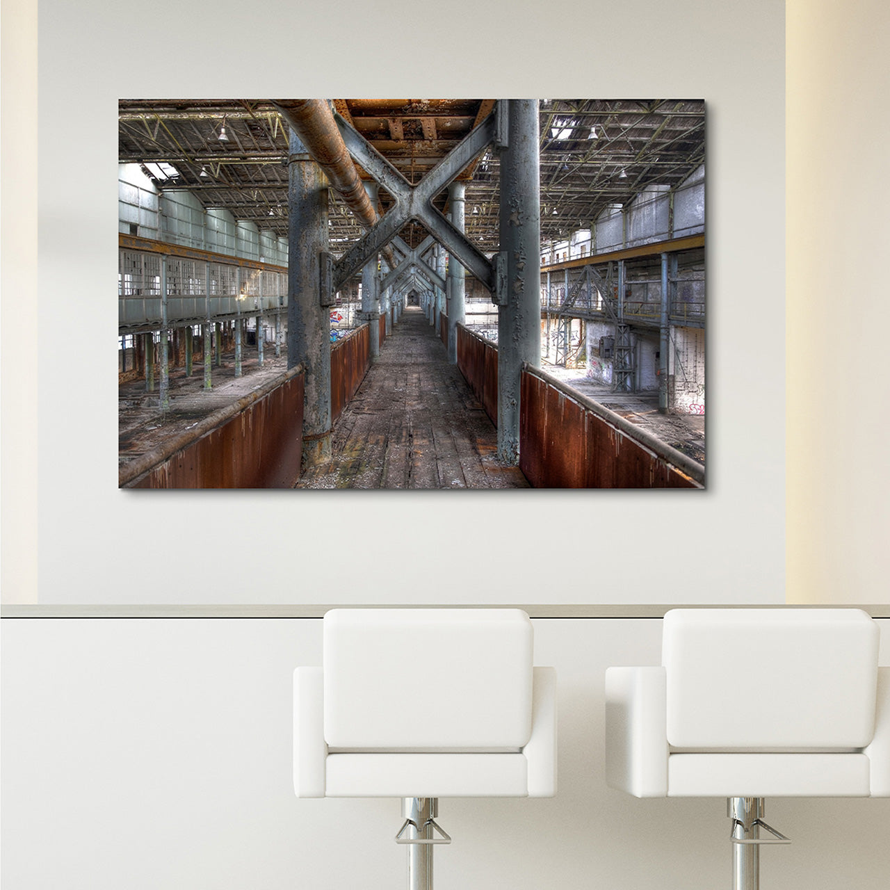 Canvas Print Werkshalle 1