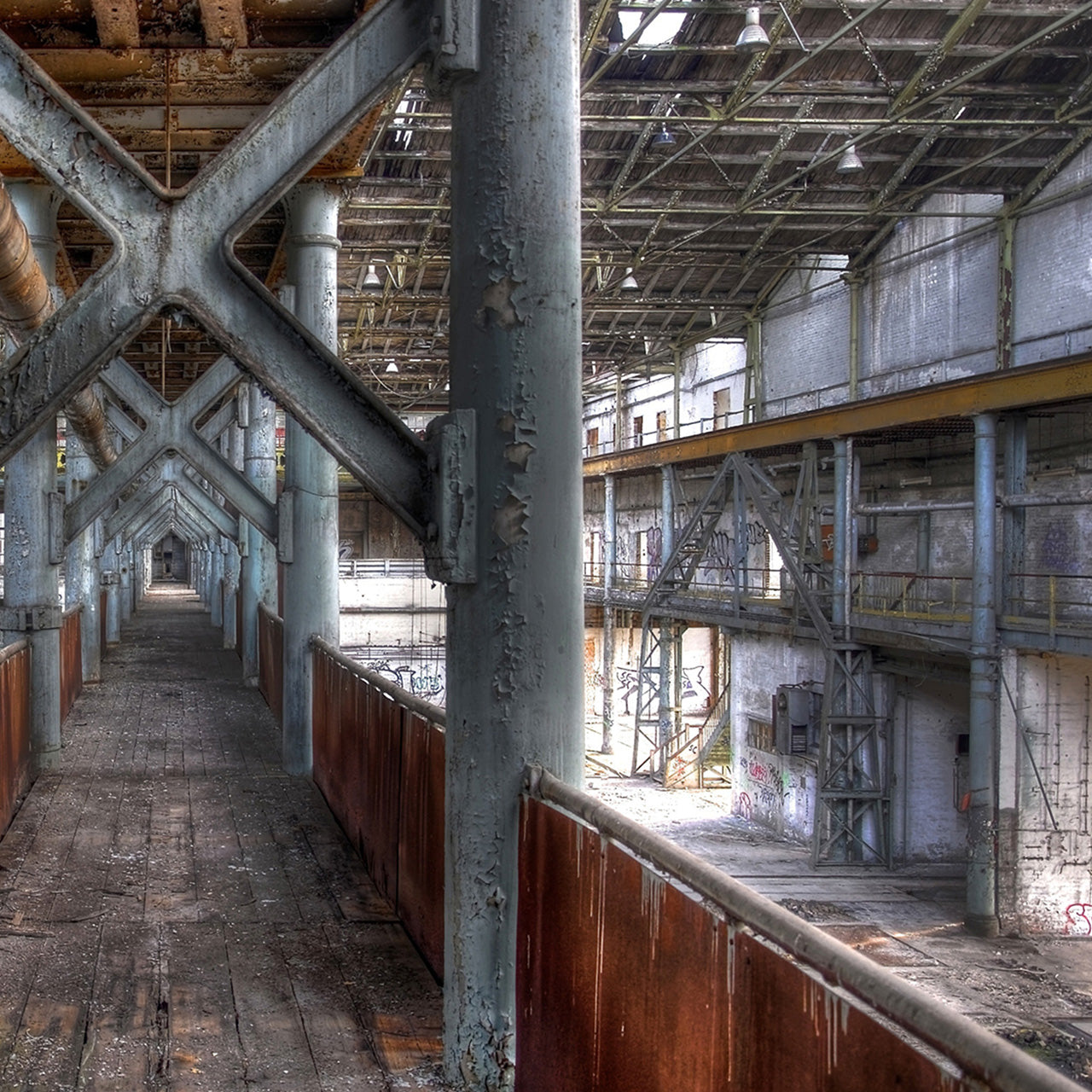 Canvas Print Werkshalle 1