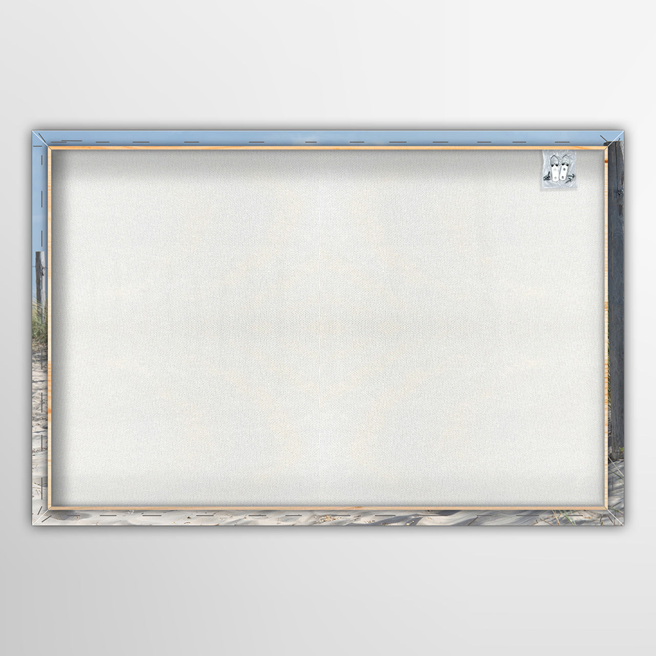 Canvas Print Zaun in den Dünen