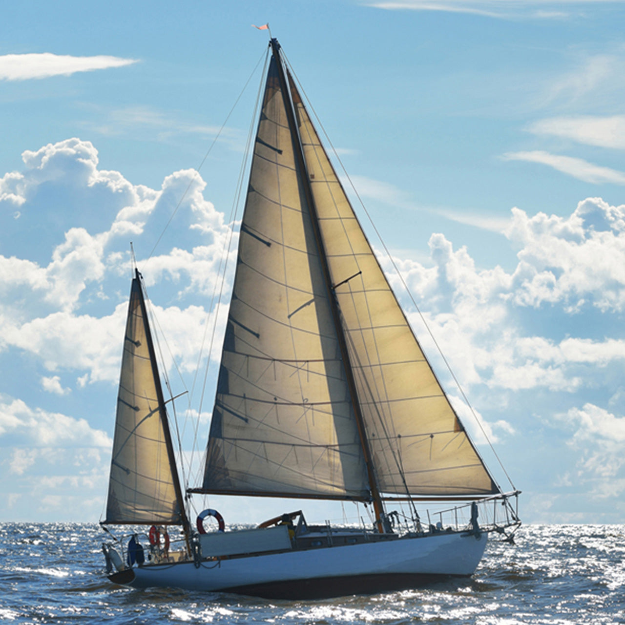 Canvas Print Großes Segelschiff