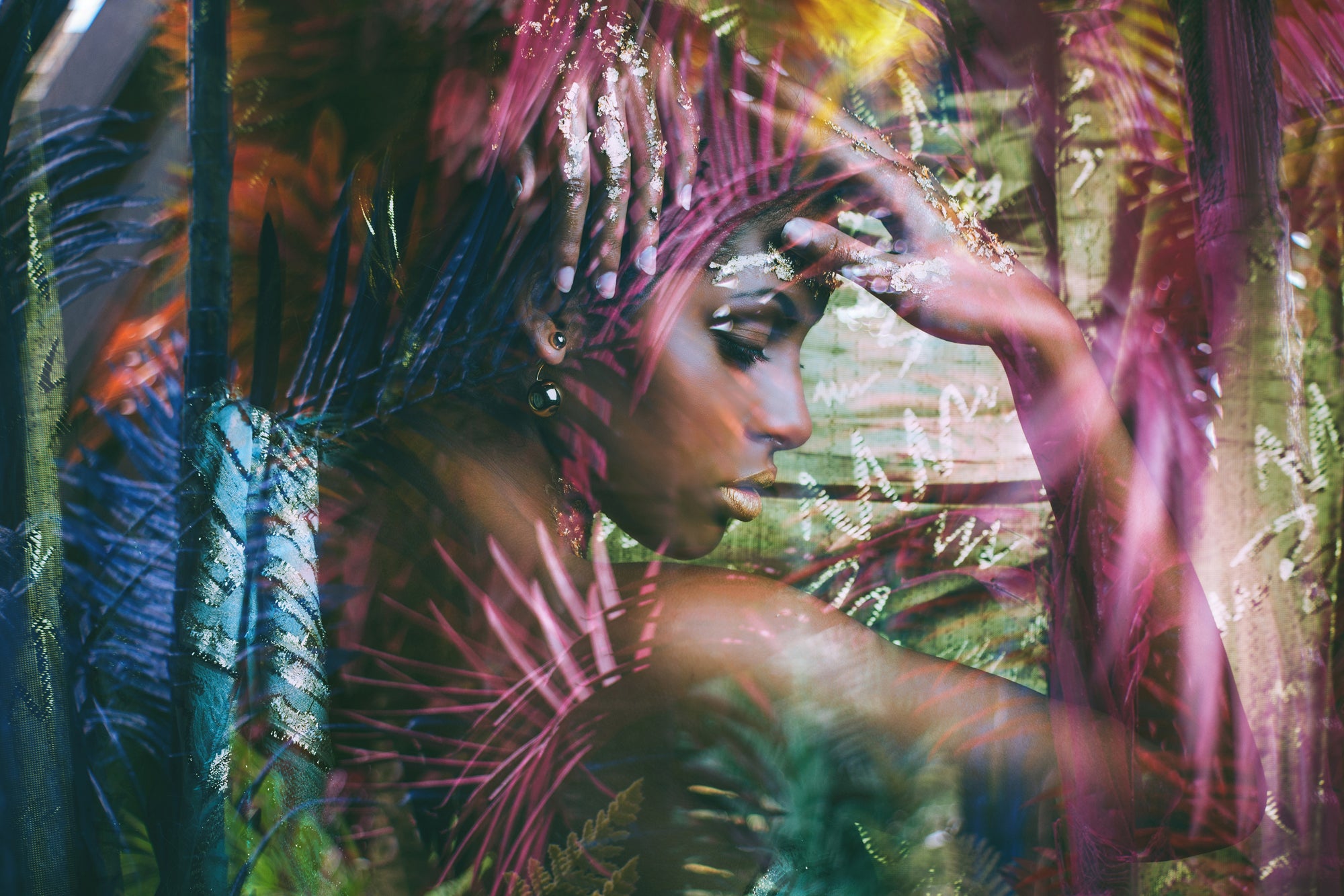 Impression sur toile Beauté exotique