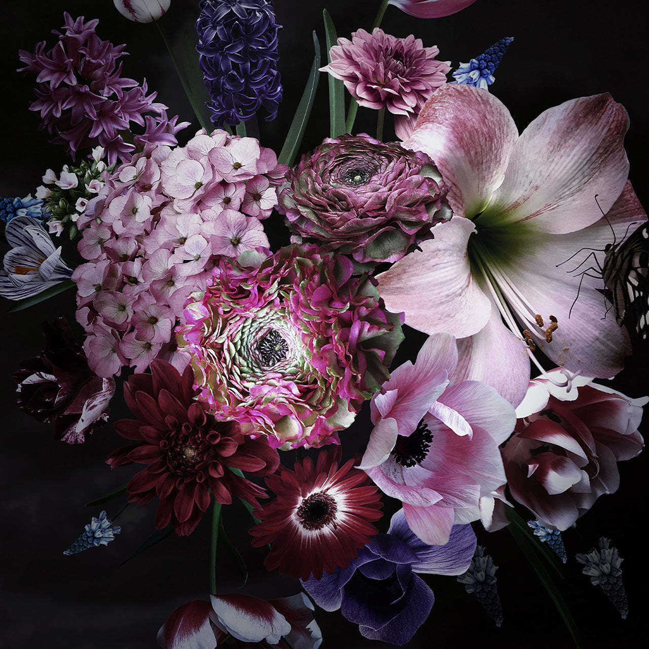 Canvas Print Hübsches Blütenbouquet I