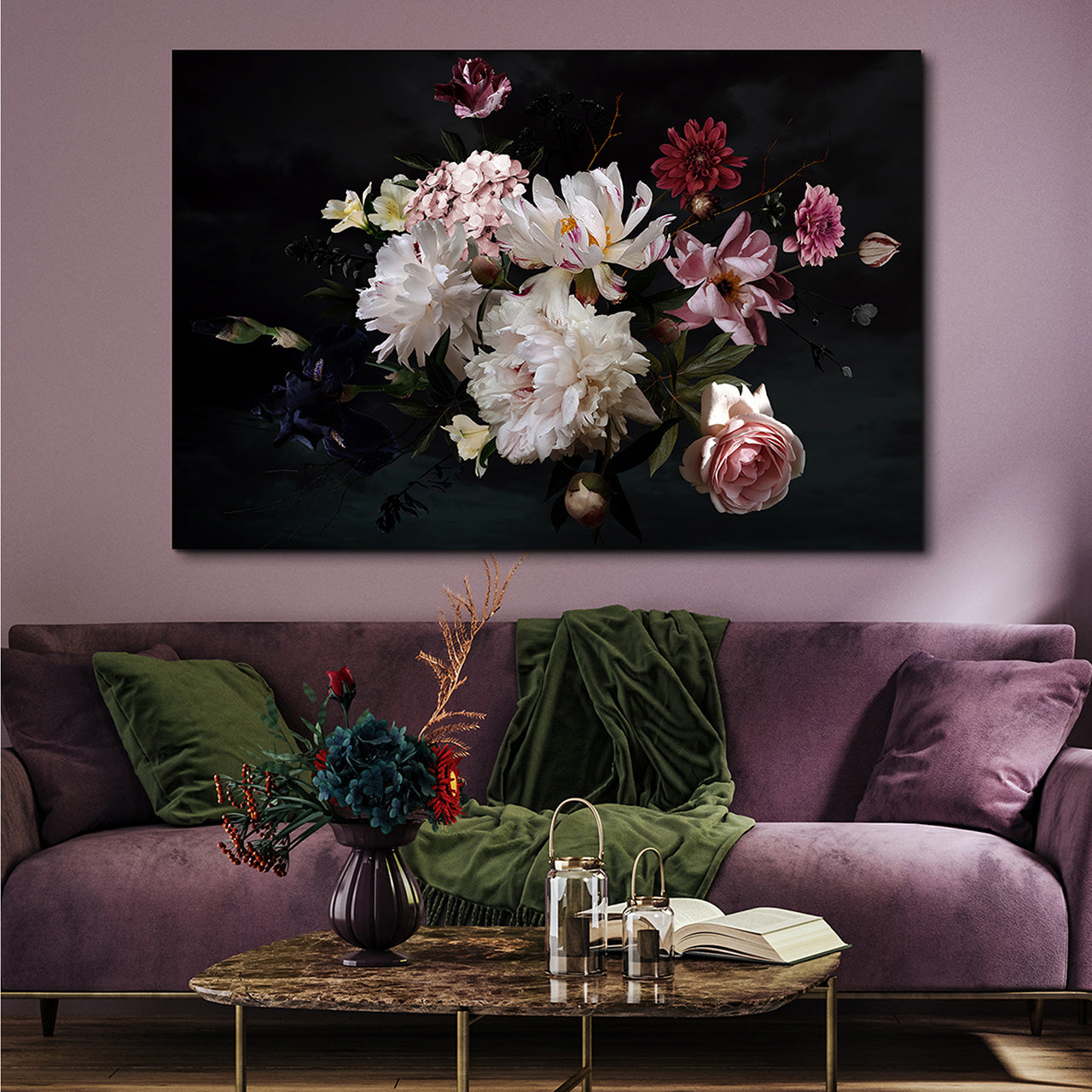 Canvas Print Hübsches Blütenbouquet III